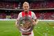 AMSTERDAM, NETHERLANDS - JULY 27: Donny van de Beek of Ajax during the Dutch Johan Cruijff Schaal match between Ajax v PSV at the Johan Cruijff Arena on July 27, 2019 in Amsterdam Netherlands (Photo by Laurens Lindhout/Soccrates/Getty Images)