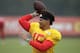 Kansas City Chiefs quarterback Patrick Mahomes passes the ball during NFL football training camp Monday, July 29, 2019, in St. Joseph, Mo. (AP Photo/Charlie Riedel)