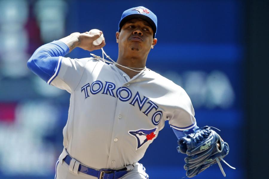 Marcus Stroman Signed 2016 Blue Jays Game-Used Jersey Inscribed Game Used  2016 (MLB Hologram)