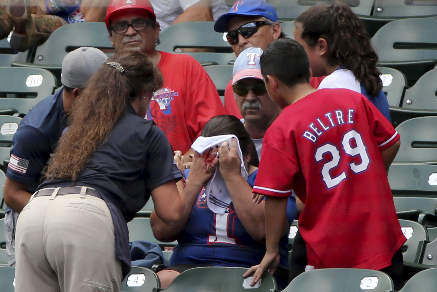 Fan hit in face by foul ball during White Sox game, taken to Chicago  hospital 