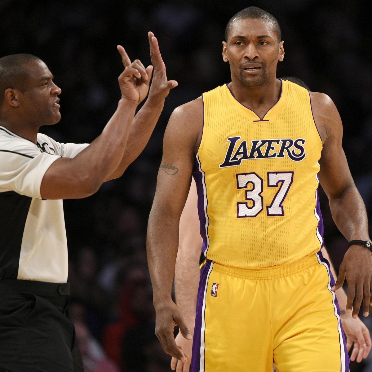 Lakers News Metta World Peace's Son Gets Revenge For Dad