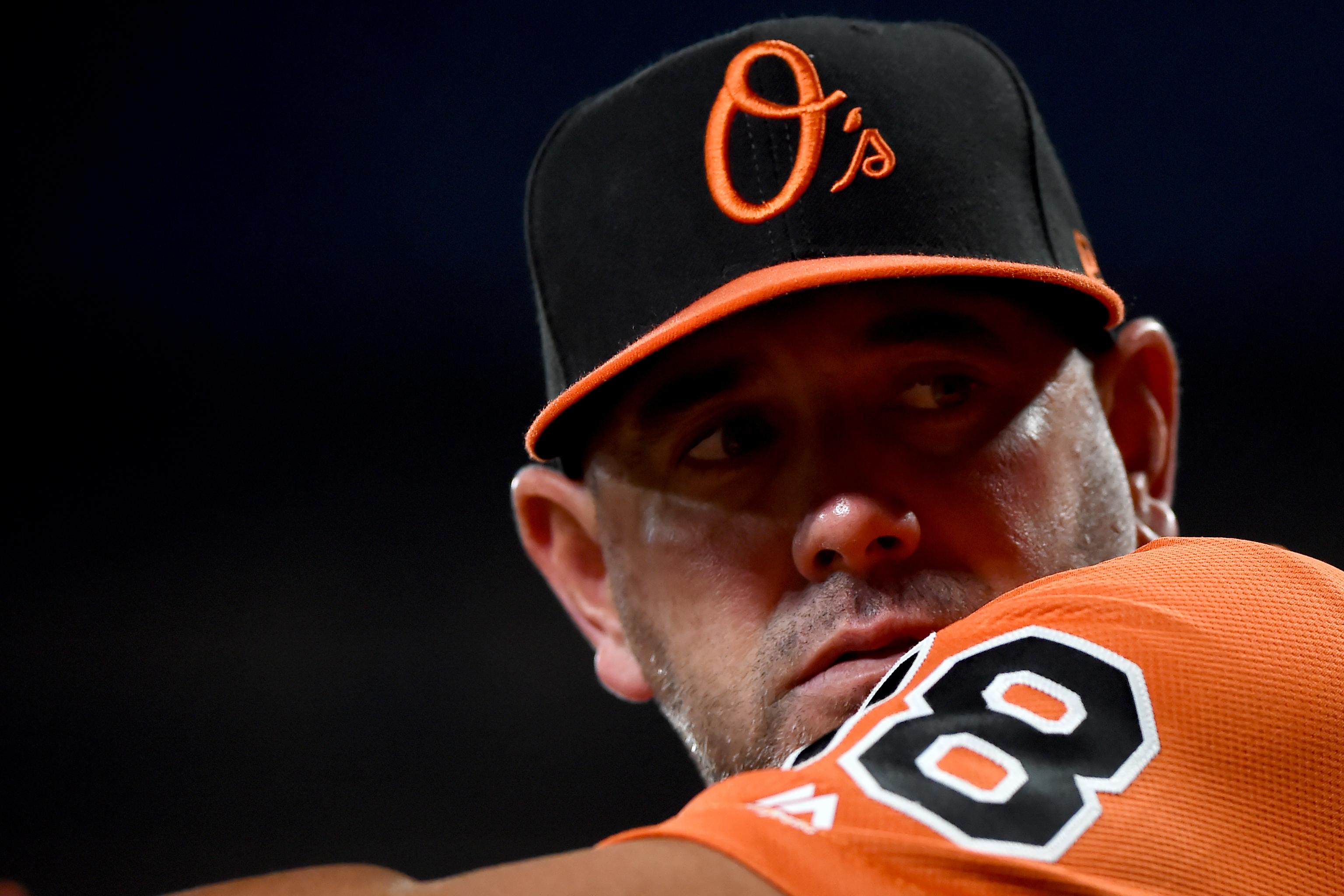 Chris Davis needs to be held back from going after manager Brandon