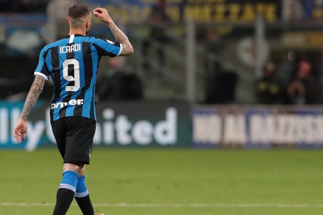MILAN, ITALY - MAY 26:  Mauro Emanuel Icardi of FC Internazionale looks dejected during the Serie A match between FC Internazionale and Empoli FC at Stadio Giuseppe Meazza on May 26, 2019 in Milan, Italy.  (Photo by Emilio Andreoli/Getty Images)