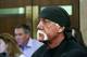 FILE - In this May 25, 2016 file photo, Hulk Hogan, whose real name is Terry Bollea, appears in court in St. Petersburg, Fla. World Wrestling Entertainment Inc. has reinstated Hogan to its Hall of Fame, three years after he was found to have used racial slurs in a conversation caught on a sex tape. The Connecticut-based company said in a statement Sunday, July 15, 2018, that the second chance follows the wrestling star's public apologies and volunteer work with young people. (Scott Keeler/The Tampa Bay Times via AP, Pool, File)