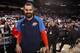 PORTLAND, OR - APRIL 23: Steven Adams #12 of the Oklahoma City Thunder smiles prior to a game against the Portland Trail Blazers before Game Five Round One of the 2019 NBA Playoffs on April 23, 2019 at the Moda Center in Portland, Oregon. NOTE TO USER: User expressly acknowledges and agrees that, by downloading and or using this Photograph, user is consenting to the terms and conditions of the Getty Images License Agreement. Mandatory Copyright Notice: Copyright 2019 NBAE (Photo by Cameron Browne/NBAE via Getty Images)