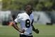 Oakland Raiders wide receiver Antonio Brown during NFL football minicamp Tuesday, June 11, 2019, in Alameda, Calif. (AP Photo/Eric Risberg)