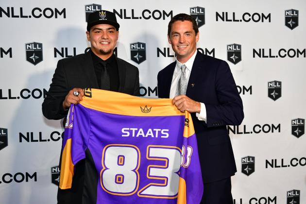 The San Diego Seals selected Austin Staats with the first pick in the 2018 NLL Entry Draft, and he went on to win Rookie of the Year.