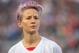 PASADENA, CA - AUGUST 3: Megan Rapinoe #15 of the United States the United States international friendly match against Ireland at the Rose Bowl on August 3, 2019 in Pasadena, California. The United States won the match 3-0 (Photo by Shaun Clark/Getty Images)