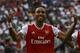Arsenal's Pierre-Emerick Aubameyang celebrates after scoring a goal during the International Champions Cup football match between Real Madrid and Arsenal at FedExField in Landover, Maryland, on July 23, 2019. (Photo by ANDREW CABALLERO-REYNOLDS / AFP) (Photo credit should read ANDREW CABALLERO-REYNOLDS/AFP/Getty Images)