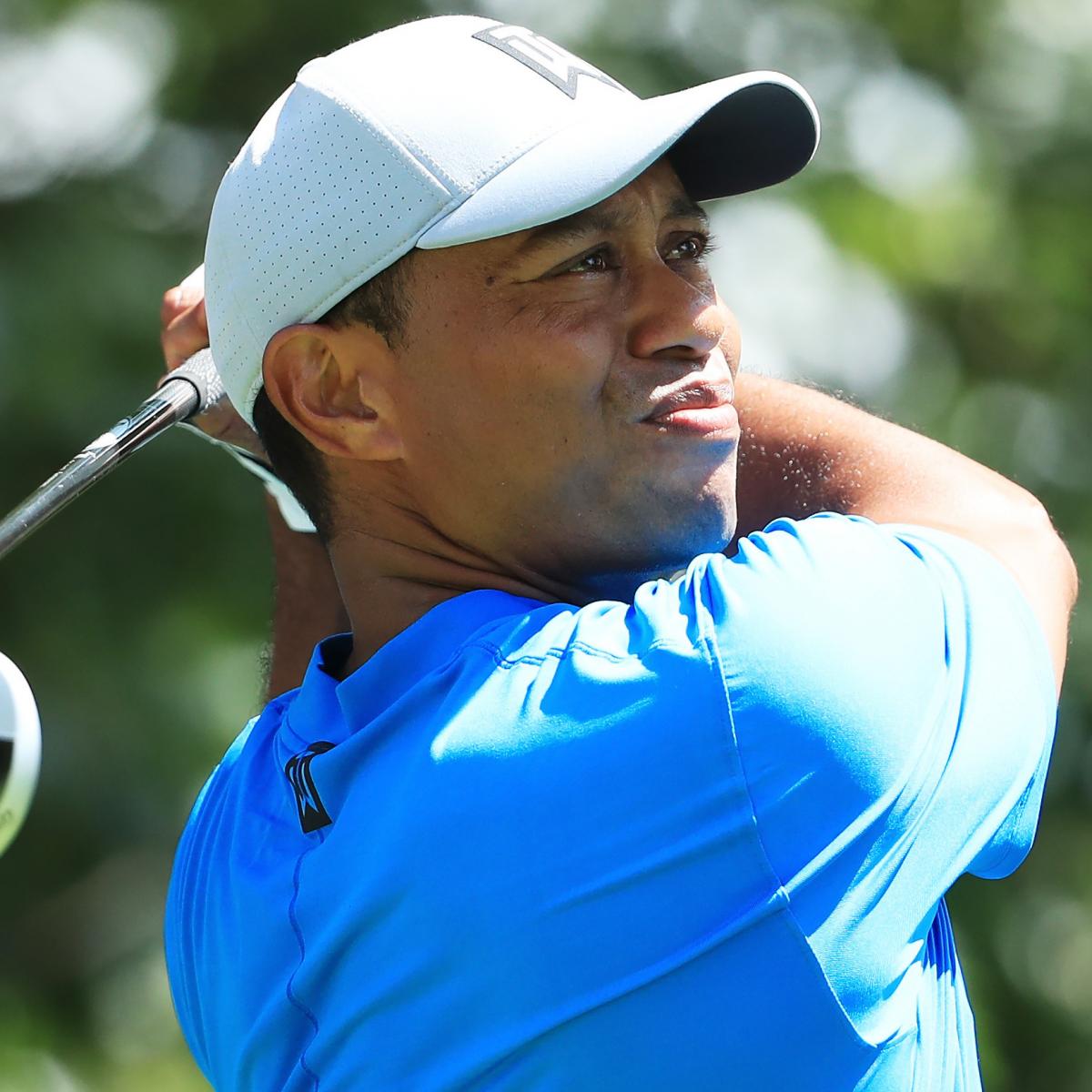Tiger Woods Struggles in 1st Round at 2019 BMW Championship