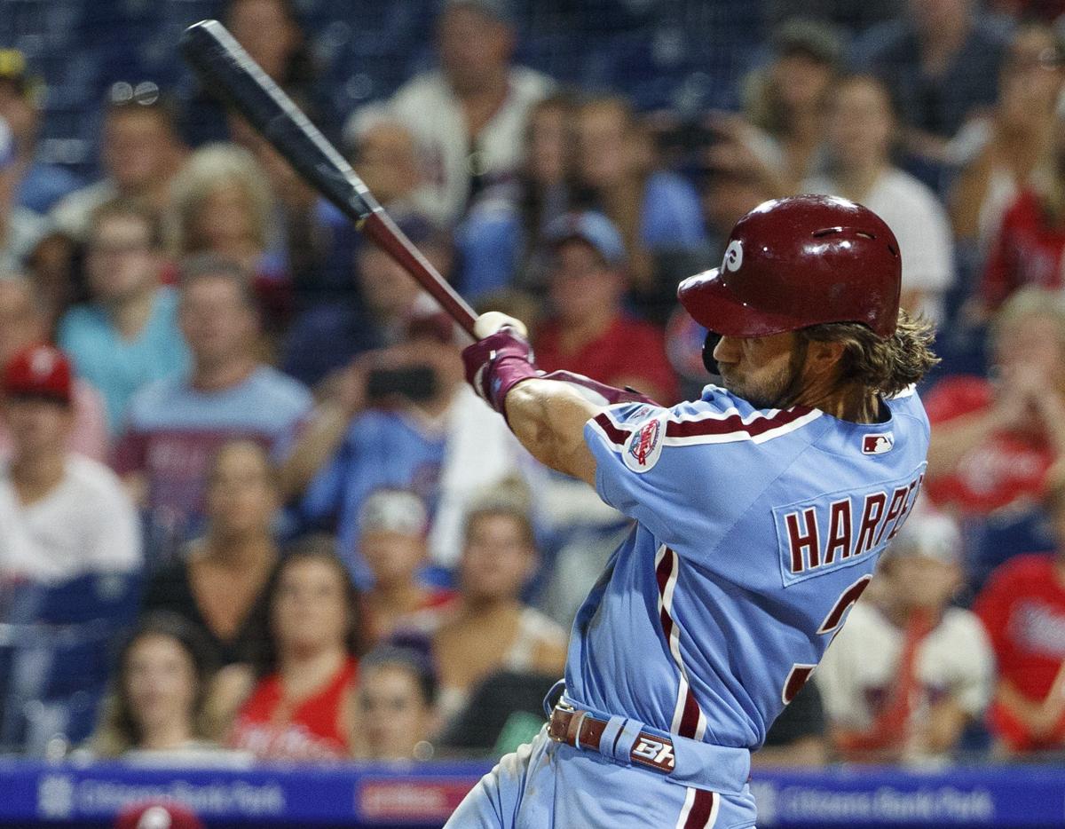Bryce Harper hits towering walk-off grand slam as Phillies sweep