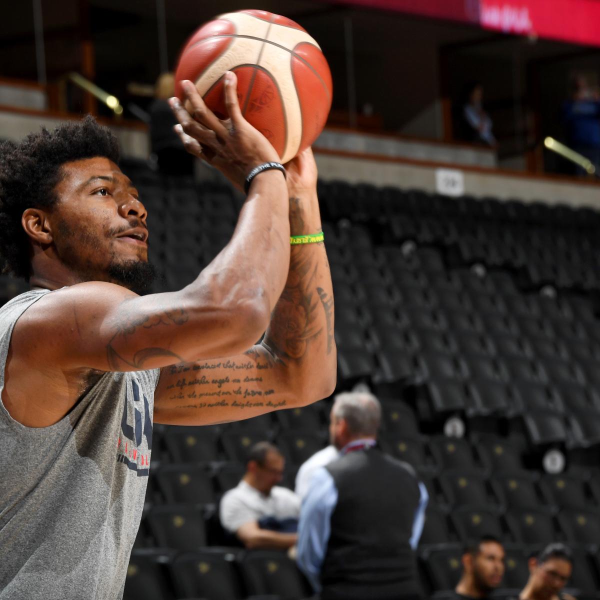 Celtics' Marcus Smart '100% Confident' He'll Play in World Cup After Calf Injury