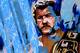 A painting of Harley Race by Rob Schamberger.