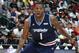 DALLAS, TEXAS - AUGUST 17: Joe Johnson #1 of the Triplets dribbles against the Ghost Ballers during week nine of the BIG3 three on three basketball league at American Airlines Center on August 17, 2019 in Dallas, Texas. (Photo by Ronald Martinez/BIG3 via Getty Images)