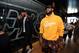 EL SEGUNDO, CA - JULY 13 : Lebron James #23 and Anthony Davis #3 of the Los Angeles Lakers after a press conference on July 13, 2019 at the UCLA Health Training Center in El Segundo, California. NOTE TO USER: User expressly acknowledges and agrees that, by downloading and/or using this photograph, user is consenting to the terms and conditions of the Getty Images License Agreement. Mandatory Copyright Notice: Copyright 2019 NBAE (Photo by Adam Pantozzi/NBAE via Getty Images)
