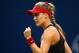 TORONTO, ON - AUGUST 06: Eugenie Bouchard of Canada wins the first set against Bianca Andreescu of Canada during a first round match on Day 4 of the Rogers Cup at Aviva Centre on August 06, 2019 in Toronto, Canada. (Photo by Vaughn Ridley/Getty Images)