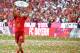 (FILES) In this file photo taken on May 18, 2019 Bayern Munich's Dutch midfielder Arjen Robben celebrates with the trophy after the German First division Bundesliga football match FC Bayern Munich v Eintracht Frankfurt in Munich, southern Germany. - Robben announced the end of his professional football career on July 4, 2019. (Photo by John MACDOUGALL / AFP) (Photo credit should read JOHN MACDOUGALL/AFP/Getty Images)