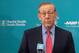 DAVIE, FL - FEBRUARY 04: Stephen Ross Chairman & Owner of the Miami Dolphins addresses the media as he announces Brian Flores as their new Head Coach at Baptist Health Training Facility at Nova Southern University on February 4, 2019 in Davie, Florida. (Photo by Mark Brown/Getty Images)