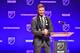 MIAMI, FL - JANUARY 29: Former MLS player David Beckham addresses the crowd during the press conference awarding the city of Miami with an MLS franchise at the Knight Concert Hall on January 29, 2018 in Miami, Florida. (Photo by Eric Espada/Getty Images)