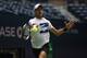 NEW YORK, NEW YORK - AUGUST 21: Novak Djokovic of Serbia practices with Stan Wawrinka of Switzerland before the US Open at USTA Billie Jean King National Tennis Center on August 21, 2019 in New York City. (Photo by TPN/Getty Images)