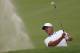 Brooks Koepka hits out of a fairway bunker on the 13th hole during second round play in the Tour Championship golf tournament Friday, Aug. 23, 2019, at Eastlake Golf Club in Atlanta. (AP Photo/John Bazemore)