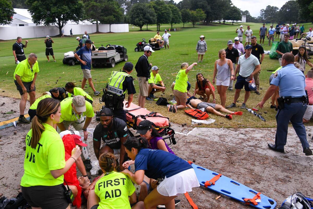 Multiple Fans Injured After Lightning Strike During TOUR Championship