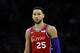Philadelphia 76ers' Ben Simmons in action during an NBA basketball game against the Sacramento Kings, Friday, March 15, 2019, in Philadelphia. (AP Photo/Matt Slocum)