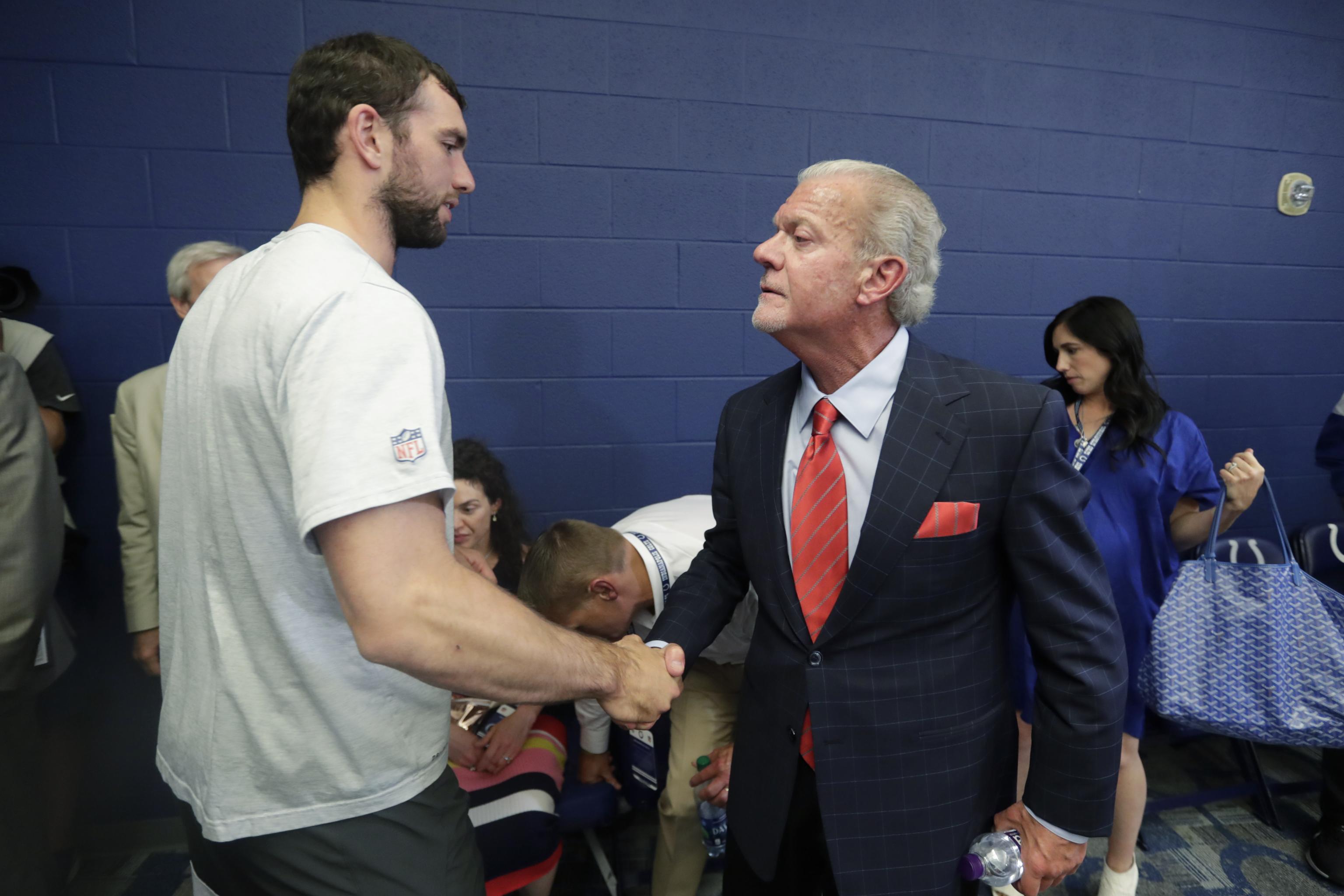 Indianapolis Colts GM Chris Ballard says QB Andrew Luck 'good to go' 