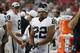 Oakland Raiders running back Doug Martin (22) during an an NFL preseason football game against the Arizona Cardinals, Thursday, Aug. 15, 2019, in Glendale, Ariz. The Raiders won 33-26. (AP Photo/Rick Scuteri)