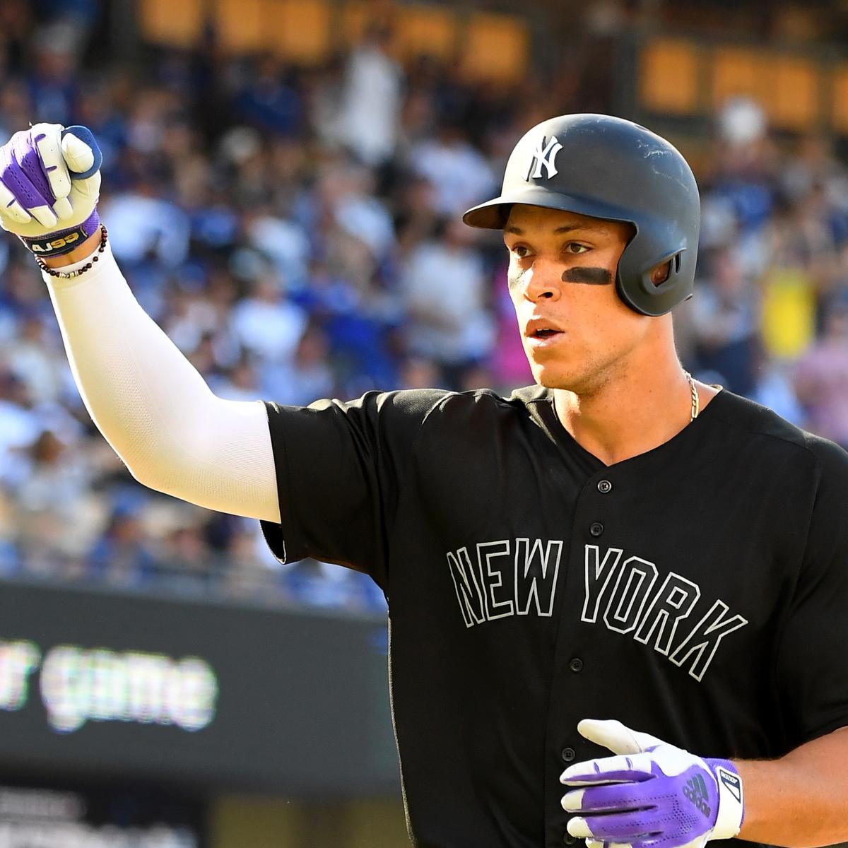 Aaron Judge makes good on promise to hit a home run for father of