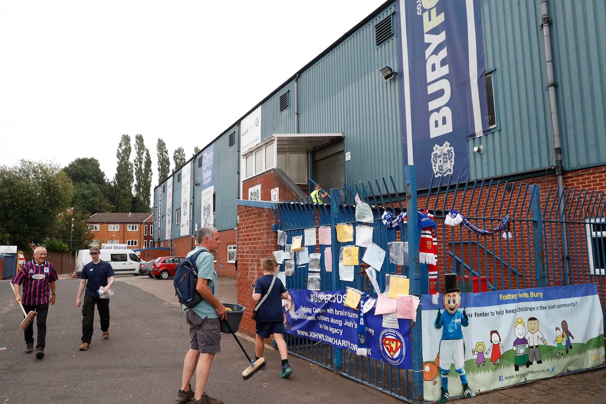 134-Year-Old Club Bury Expelled from English Football League