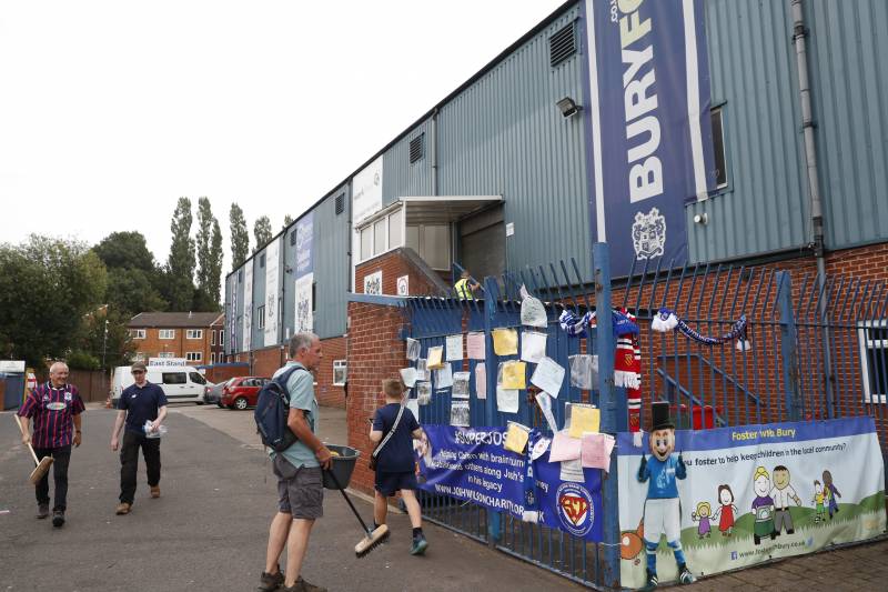 134 Year Old Club Bury Expelled From English Football League