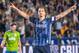 CARSON, CA - AUGUST 17: Zlatan Ibrahimovic #9 of Los Angeles Galaxy celebrates his goal during the MLS match against Seattle Soundersat the Dignity Health Sports Park on August 17, 2019 in Carson, California. The match ended in a 2-2 draw. (Photo by Shaun Clark/Getty Images)