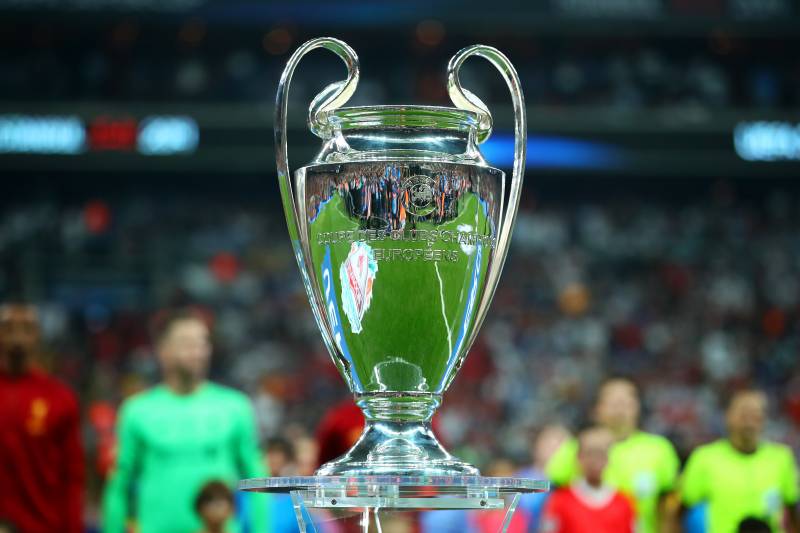 ISTANBUL, TURKEY - AUGUST 14: The UEFA Champions League trophy is seen ahead of the UEFA Super Cup match between Liverpool and Chelsea at Vodafone Park on August 14, 2019 in Istanbul, Turkey. (Photo by Chris Brunskill/Fantasista/Getty Images)