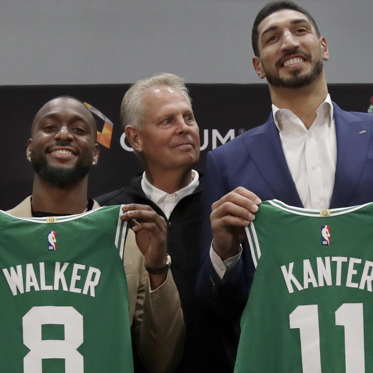 Boston Celtics' Enes Kanter will wear Kyrie Irving's former 11 jersey; Big  man officially signed Wednesday 