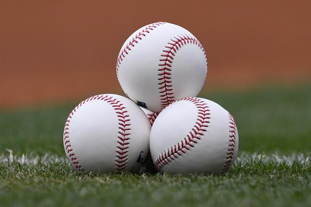 ANAHEIM, CA - MAY 23: Baseballs stacked on the field for the game between the Los Angeles Angels of Anaheim and the Minnesota Twins on May 23, 2019 in Anaheim, California. (Photo by Jayne Kamin-Oncea/Getty Images)