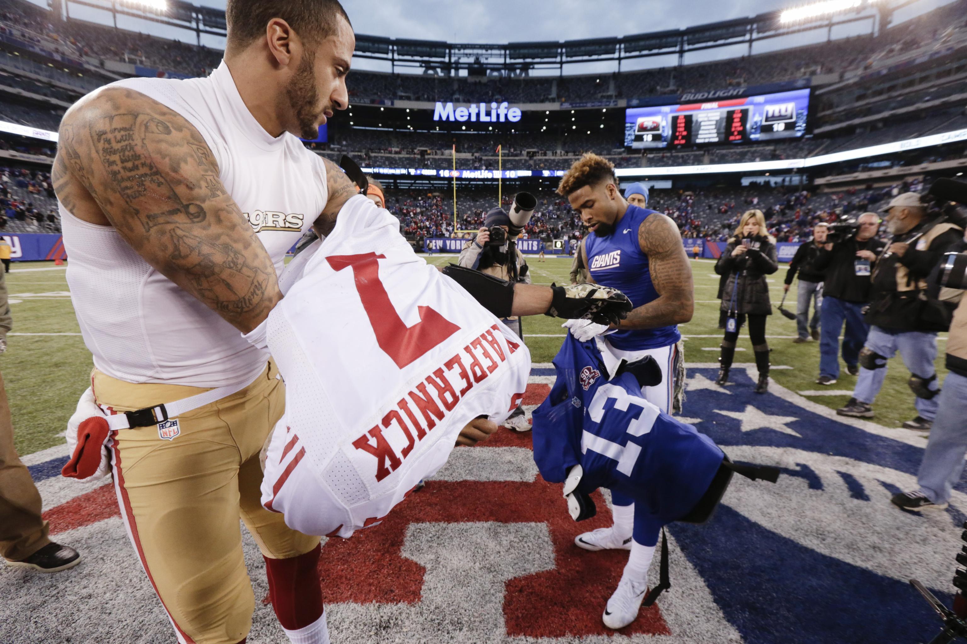 Watch: Odell Beckham Jr. works out with Colin Kaepernick