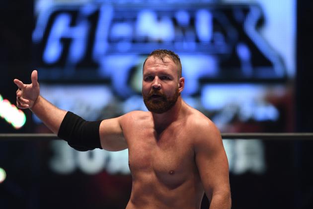 TOKYO,JAPAN - AUGUST 11: Jon Moxley looks on during the New Japan Pro-Wrestling G1 Climax 29 at Nippon Budokan on August 11, 2019 in Tokyo, Japan. (Photo by Masashi Hara/Getty Images)