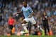 MANCHESTER, ENGLAND - AUGUST 31: Raheem Sterling of Manchester City runs with the ball the ball during the Premier League match between Manchester City and Brighton & Hove Albion at Etihad Stadium on August 31, 2019 in Manchester, United Kingdom. (Photo by Shaun Botterill/Getty Images)