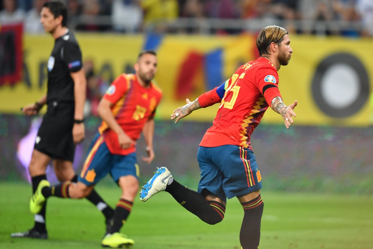 Paco Alcacer, Sergio Ramos Give Spain Euro 2020 Qualifier Win vs. Romania