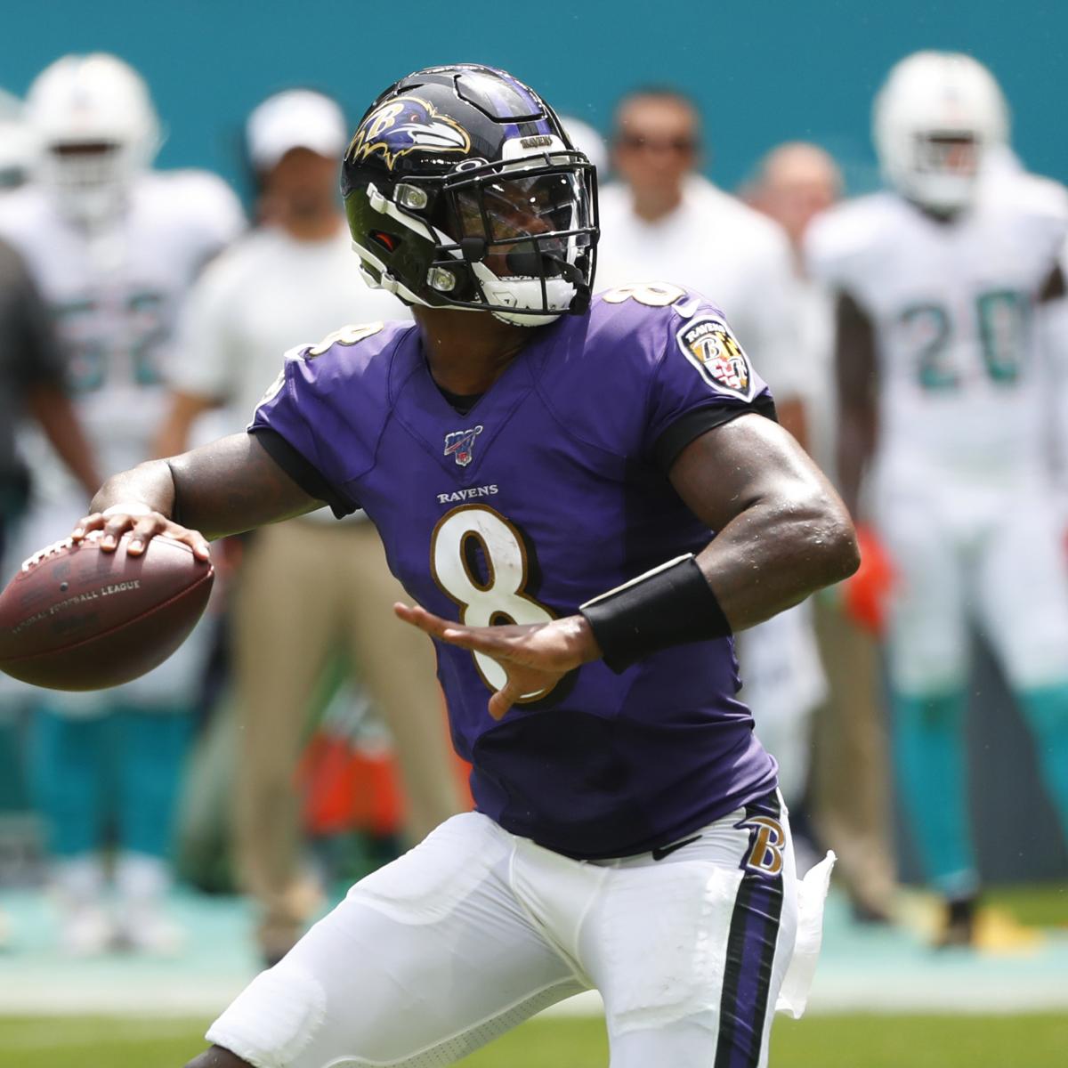 Ravens' Lamar Jackson on 5-TD Game vs. Dolphins: 'Not Bad for a Running ...
