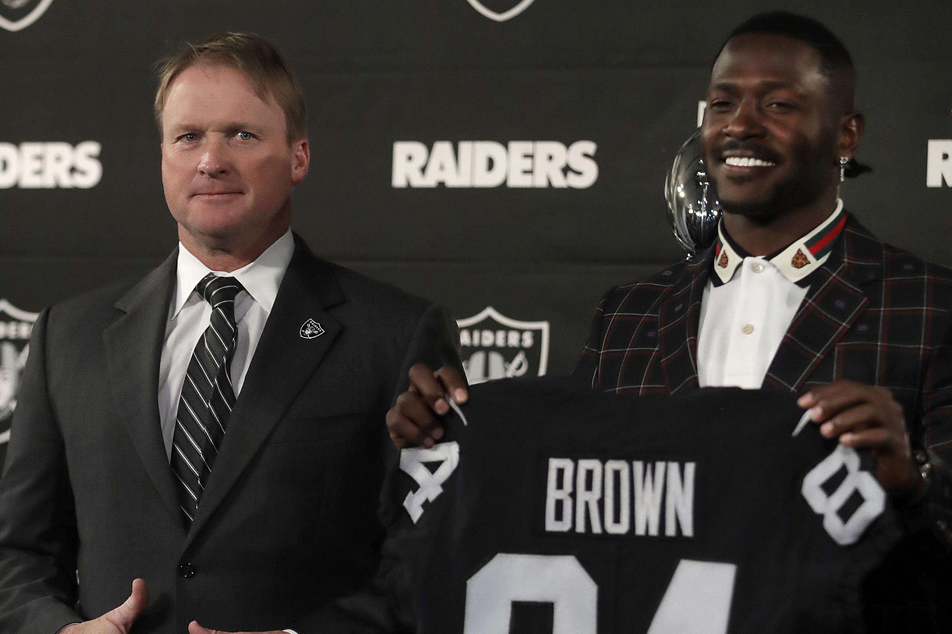 Raiders release future Hall of Fame wide receiver Antonio Brown