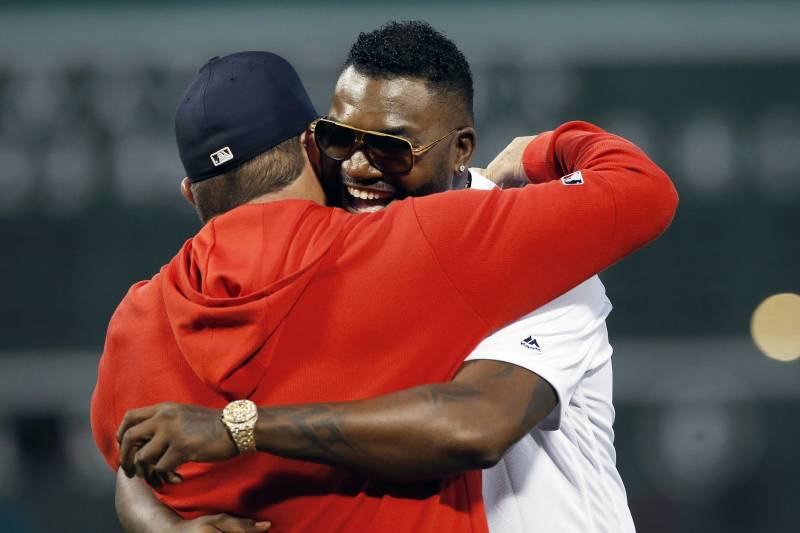 David Ortiz Throws 1st Pitch, Talks to Crowd Before Yankees vs. Red Sox