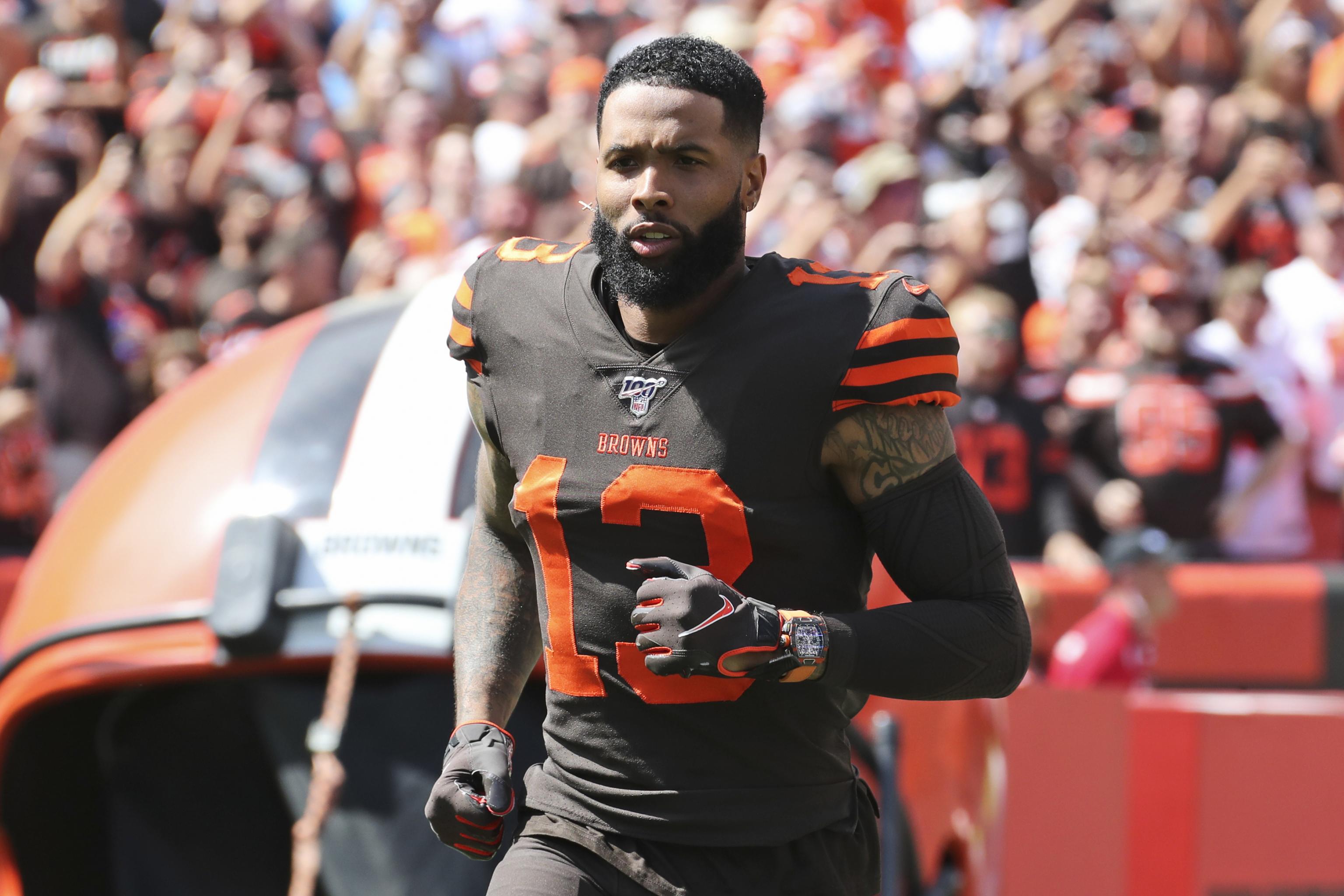 Watch: Odell Beckham Jr. reacts to Cleveland Browns' new jerseys