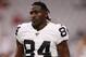 GLENDALE, ARIZONA - AUGUST 15: Wide receiver Antonio Brown #84 of the Oakland Raiders warms up before the NFL preseason game against the Arizona Cardinals at State Farm Stadium on August 15, 2019 in Glendale, Arizona. (Photo by Christian Petersen/Getty Images)