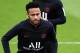 Paris Saint-Germain's Brazilian forward Neymar takes part in a training session in Saint-Germain-en-Laye, west of Paris, on August 17, 2019, on the eve of the French L1 football match between Paris Saint-Germain (PSG) and Rennes. (Photo by FRANCK FIFE / AFP) (Photo credit should read FRANCK FIFE/AFP/Getty Images)