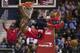 Washington Wizards center Dwight Howard dunks the ball during the first half of an NBA basketball game against the Cleveland Cavaliers, Wednesday, Nov. 14, 2018, in Washington. (AP Photo/Alex Brandon)