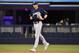 MIAMI, FLORIDA - SEPTEMBER 09: Christian Yelich #22 of the Milwaukee Brewers runs off the field after beating the Miami Marlins at Marlins Park on September 09, 2019 in Miami, Florida. (Photo by Mark Brown/Getty Images)