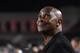 University of Southern California athletic director Lynn Swann watches during the first half of an NCAA college football game against Fresno State Saturday, Aug. 31, 2019, in Los Angeles. (AP Photo/Mark J. Terrill)