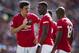 MANCHESTER, ENGLAND - AUGUST 24: Harry Maguire and Paul Pogba of Manchester United during the Premier League match between Manchester United and Crystal Palace at Old Trafford on August 24, 2019 in Manchester, United Kingdom. (Photo by Visionhaus/Getty Images)